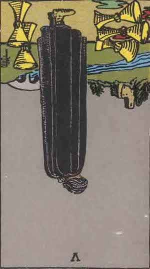 Five of cups reversed