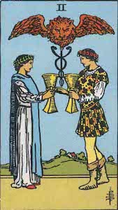 Two of cups meaning