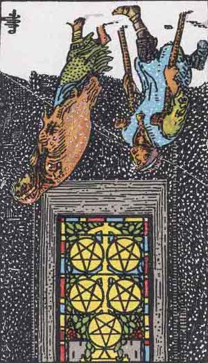 The Five of Pentacles Reversed