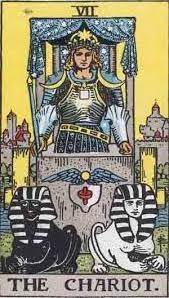 The chariot tarot card reversed