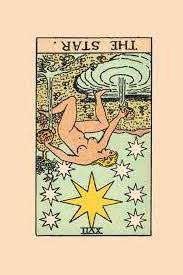 The Star tarot card reversed meaning