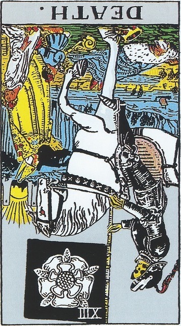 The death tarot card meaning reversed
