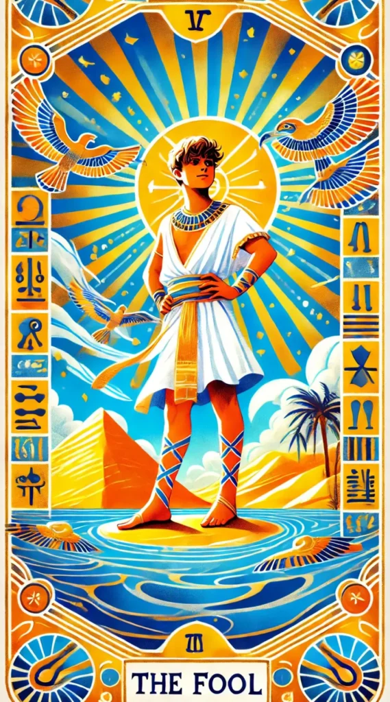 The Fool - Egyptian Tarot