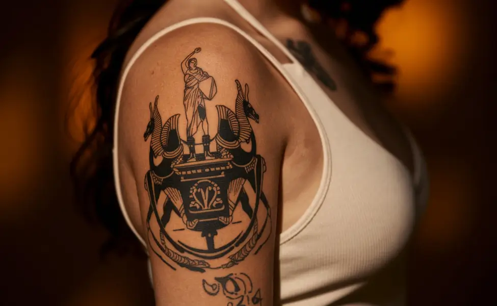 The Chariot Tarot Card Tattoo