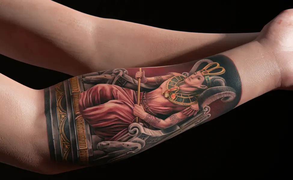 The Emperor Tarot Card Tattoo