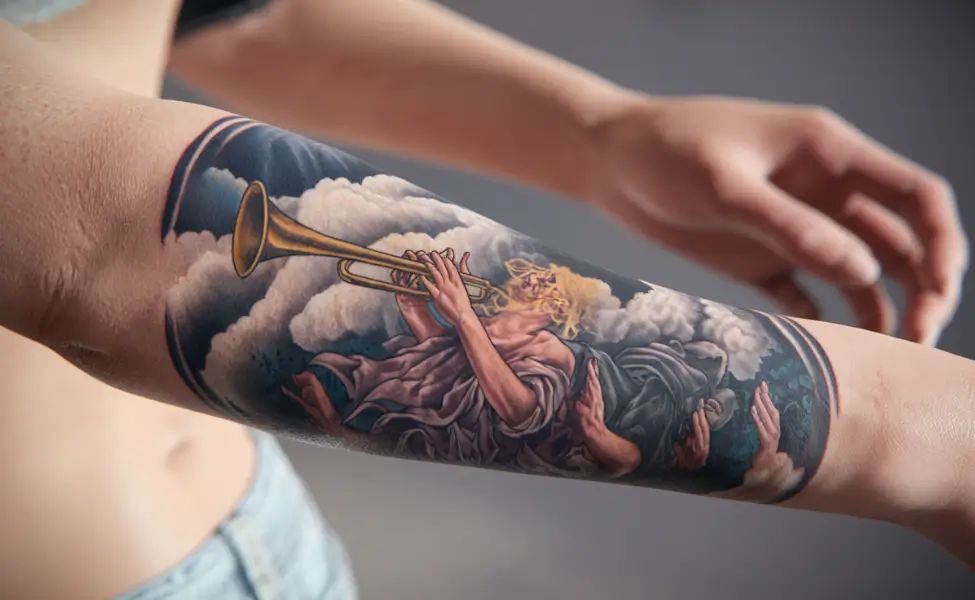 The Judgment Tarot Card Tattoo