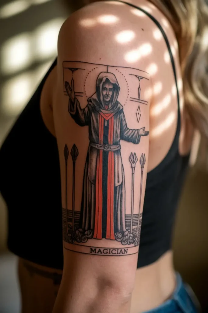 The Magician Tarot Card Tattoo