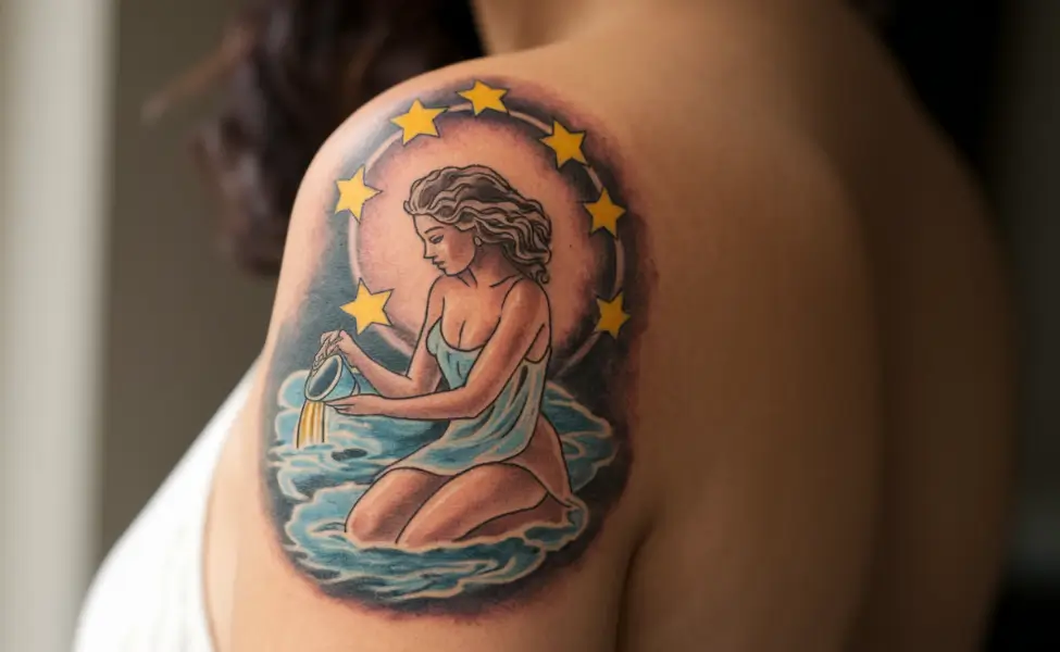 The Star Tarot Card Tattoo