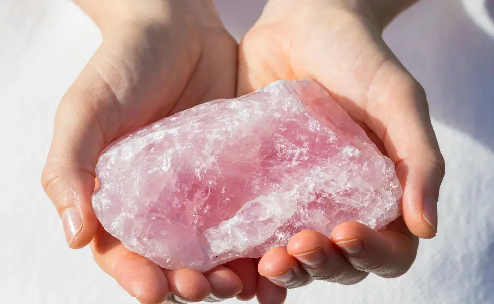 rose quartz crystal